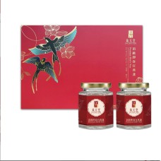 新加坡琉元堂頂級即食官燕盞2入禮盒(150公克/瓶) 高濃度即食燕窩送禮首選